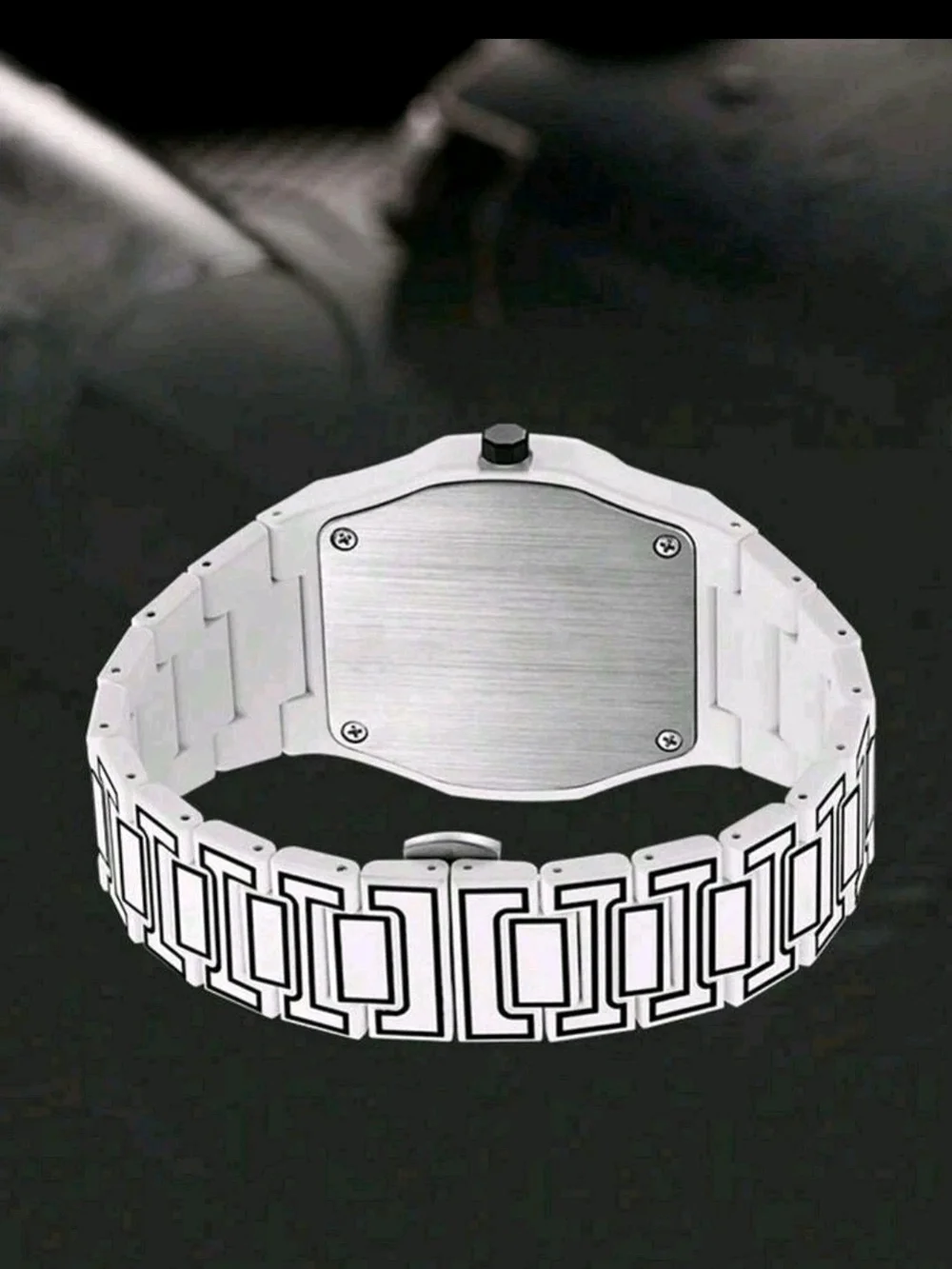 Minimalist White Men's Bracelet Watch